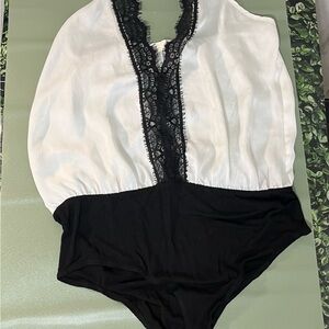 Classic Black and White Chemises and Slips